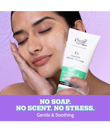 Chemist at Play Gentle & Soothing Facewash | 100% soap & fragrance-free| Cleanses soothes refreshes & hydrates| Strengthens skin barrier | 150ml - Buy Online on GoSupps.com