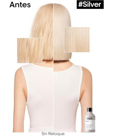 Shampoo for blond or grey hair Expert Silver L'Oreal Professionnel Paris (300 ml) - Buy Online on GoSupps.com