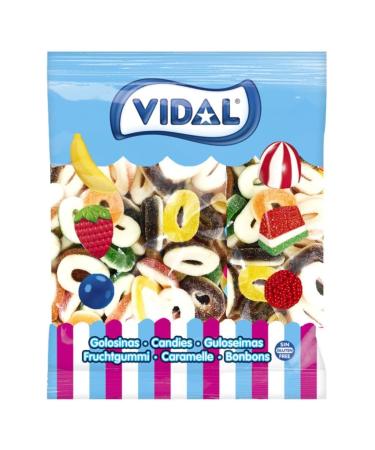 Fizzy Rings 540g Gift Jar by Just Treats Sweet Shop Collection