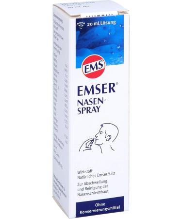 Emser Nasal Spray for Allergies & Colds - Natural Emser Salt for Kids & Adults - 20 ml - Buy Online on GoSupps.com