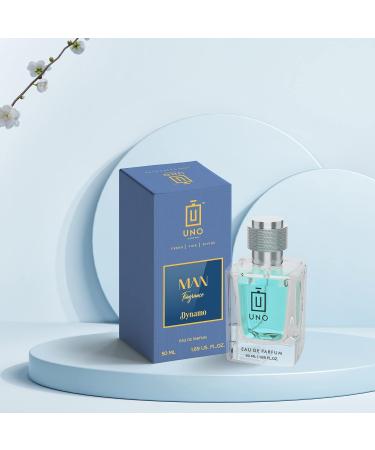UNO. AROMA Dynamo EDP Man Fragrance Perfume With Long Lasting Soothing Scent Pack Of 1 Eau De Parfum - 50 ml (For Men)
