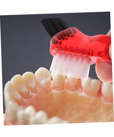 Magiclulu Double-Sided Prosthesis Toothbrush - 3 Pieces Mini Multi-Functional Oral Care Tool for Enhanced Mouth Cleaning - Buy Online on GoSupps.com