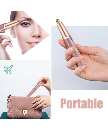 Rechargeable Eyebrow Hair Remover Electric Painless Eyebrow Trimmer Epilator for Women Eyebrow Razor with Light Brows Shaper. for Face Hair and Nose Hair Portable Eyebrow Hair Removal Razor. Gold - Buy Online on GoSupps.com