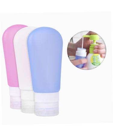 Amosfun 2pcs Leakproof Travel Containers Silicone Travel Bottles Leakproof Containers Shower Gel Bottle Size 1x2pcs Pinkx2pcs - Buy Online on GoSupps.com