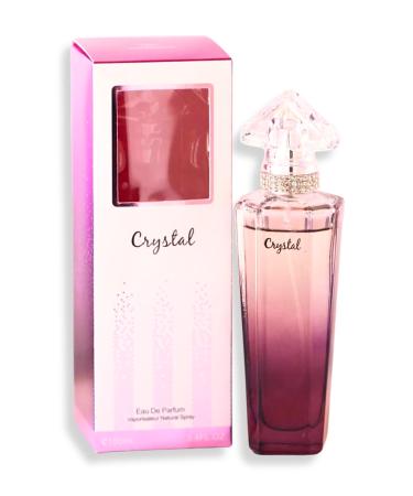 CRYSTAL POUR FEMME EAU DE PARFUM 3.4 FL. OZ. Floral Woody Musk fragrance for women.