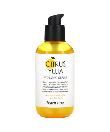 Farmstay Citrus Yuja Vitalizing Serum 100ml(3.38fi.oz) / wrinkles moist/K-Beauty