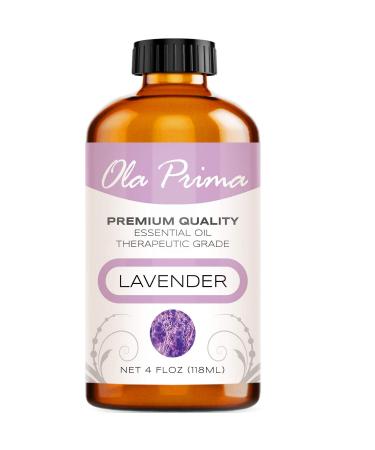 Ola Prima Oils 4oz - Lavender Essential Oil - 4 Fluid Ounces - Buy Online on GoSupps.com