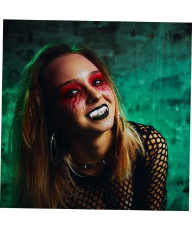 Didiseaon 2pcs Werewolf Teeth Halloween Decor Teeth Grills Top and Bottom Teeth Toy Vampire Fangs Artificial Teeth Simulation Teeth Decorative Props Copper Toy Men and Women Silver Silver - Buy Online on GoSupps.com