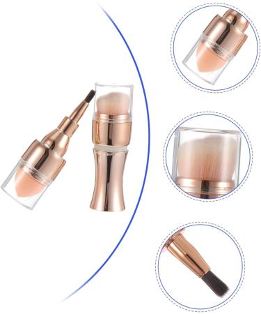minkissy 1pc 4 in 1 Makeup Brush Foundation and Powder Brush Blush Makeup Brush Foundation Blush Brush Good Travel Makeup Brush Multifunctional Makeup Brush Lip Brush Mix Lip Makeup Plastic - Buy Online on GoSupps.com