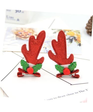 FRCOLOR Reindeer Antlers Hair Clips Pairs hair for women s for girls hair clips for girls hair clips Glitter Reindeer Hair Clips antler hair girls hair clips antler Deer Ears Hair Clips - Buy Online on GoSupps.com