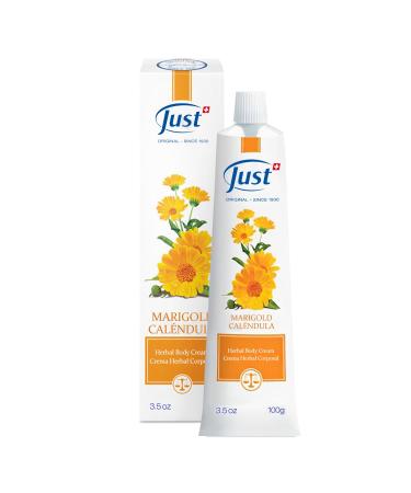 Swiss Just Cream 100ml Nourishing Cream with Marigold Extract. Body Cream Promotes Cell Renovation & Improves the Appearance of Scarring & Stretch Marks