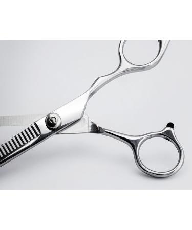 Precorn Effy Scissors for Dogs & Cats | High-Quality Toothed Metal Scissors for Gentle Grooming & Thinning | Essential Animal Hair Cutting Accessories - Buy Online on GoSupps.com