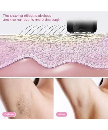 4 in 1 Ear & Nose Hair Trimmer for Men & Women - Electric Painless Facial Hair Remover Waterproof Eyebrow Trimmer USB Rechargeable Black - Buy Online on GoSupps.com