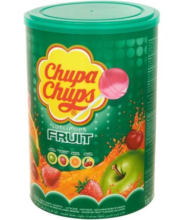 Chupa Chups Tubo of 100 Fruit Dummies (1.2 kg) - Buy Online on GoSupps.com