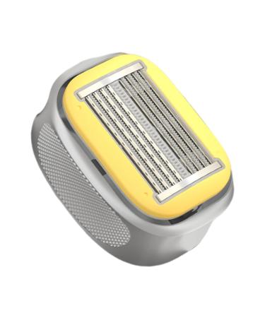 Youngwier Head Shaver for Men SelfCutting Trimmer for Head and BeardGrooming Tool SelfHaircut for Men Seniors Athletes Travel Home Daily Morning Yellow