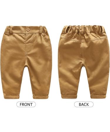 Volunboy Baby Boys Gentleman Suit 4 PCS Set | Formal Waistcoat Outfit with Wedding Shirts, Vest, and Bow Tie | 2-3 Years Fox - Buy Online on GoSupps.com