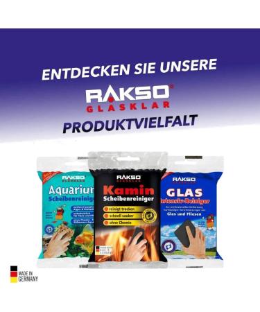 Rakso Glass Intensive Cleaner - 9 Disc Scratch-Free Stainless Steel Wool for Glass & Tile Cleaning | Pack of 9 - Buy Online on GoSupps.com
