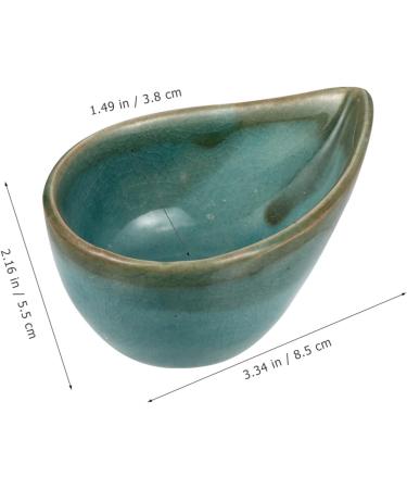 KALLORY Essential Oil Mixing Dish - Ceramic Spa Bowl for Facial Masks & Aroma Oils | Blue - Buy Online on GoSupps.com