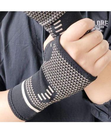 Faletony Wrist Bandage Set - Copper Wrist Support for Sports Fitness & Bodybuilding | Optimal Wrist Splint for Strength Training - Buy Online on GoSupps.com