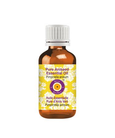 Deve Herbes Pure Aniseed Essential Oil (Pimpinella anisum) Steam Distilled 10ml (0.33 oz)