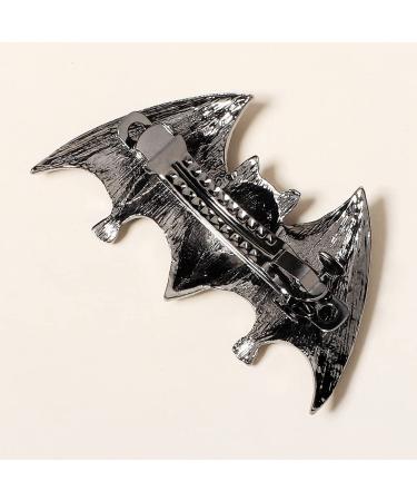 Xerling Halloween Rhinestone Black Bat Hair Clips - French Barrette Hair Pins for Girls and Women - Buy Online on GoSupps.com
