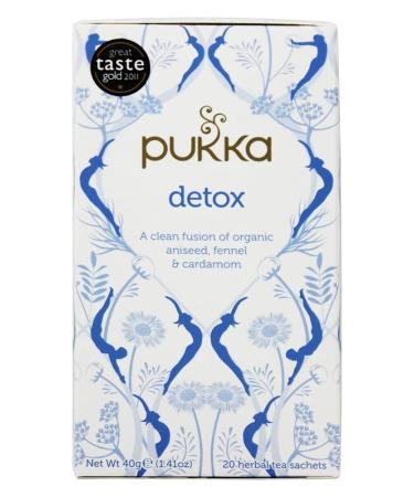 Pukka Herbs Organic Herbal Teas from England Detox Aniseed Fennel & Cardamom