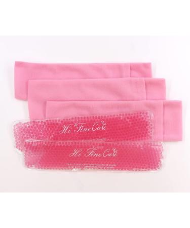 Reusable Perineal Cooling Pillows for Postpartum & Hemorrhoid Relief | Heat & Cold Packs for Women | Includes 2 Ice Packs & 3 Covers - Pink - Buy Online on GoSupps.com