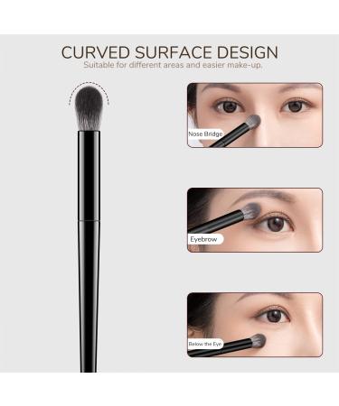 GOHIGH Smudge Brush Precision Eyeshadow & Eyeliner Tool | Synthetic Bristles Ideal for Flawless Makeup Application - Buy Online on GoSupps.com