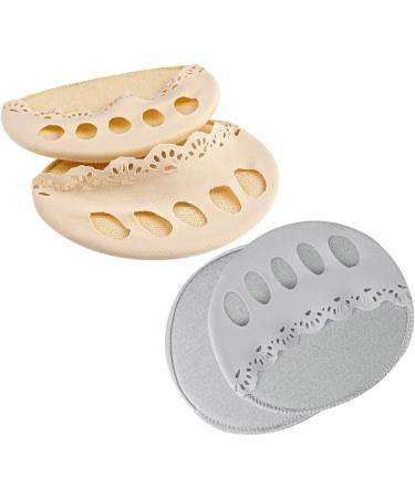 Mobestech 10 Pairs Tabi Socks with Forefoot Pad | Sweat-Absorbing Half Socks & Heel Cushion for Women - Perfect for High Heels & Outdoor Use - Buy Online on GoSupps.com