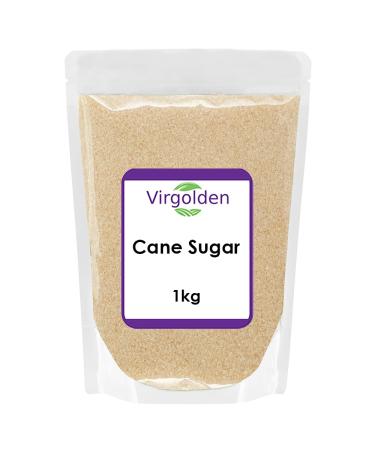 Cane Sugar 1kg by Virgolden - Hot and Cold Drinks Coffee Cooking Baking Vegan