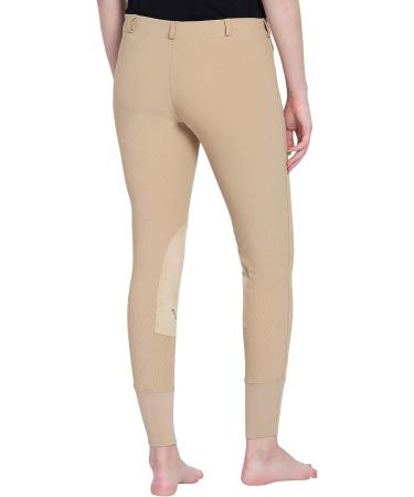 TuffRider Women's Ribb Lowrise Pull-on Breeches 26 - Light Tan - Buy Online on GoSupps.com