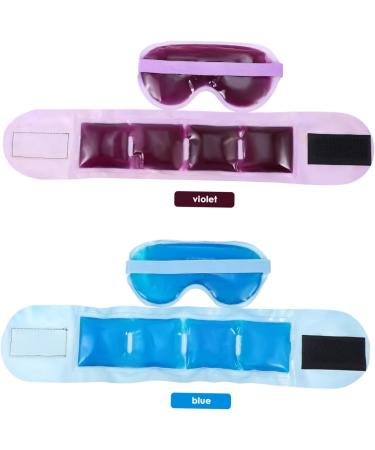 FRCOLOR 1 Set Neck Eye Mask Set Sleep Blindfold Gel Eye Sleeping Ice Eye Patch Gel Pad Gel Pad Gel Headache Headband Moisturizing Ladies Suits Suede Facial Mask Cosmetic - Buy Online on GoSupps.com