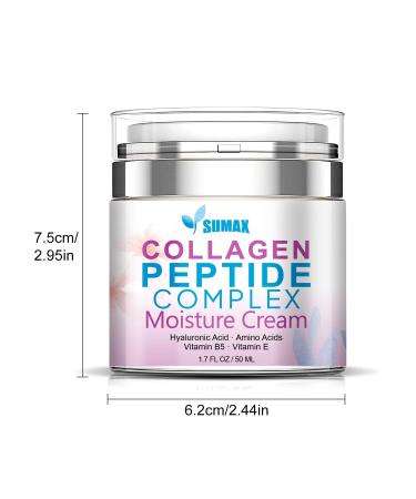 Advanced Collagen Face Moisturizer Cream for Women | Day & Night Hydration with Hyaluronic Acid & Vitamins - Buy Online on GoSupps.com
