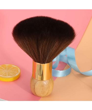 Barber Brush Soft Neck Brush Portable Hairdressing Brushes for Barbers and Hairdressers(Wood color) - Buy Online on GoSupps.com