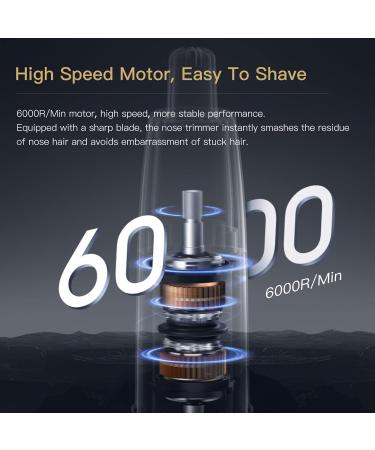 Buy Cordless Electric Ear & Nose Hair Trimmer - IPX7 Waterproof Fast Charging Rechargeable Razor for Men & Women - Buy Online on GoSupps.com