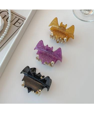 Limtula Halloween Style Bat Wing Shape Woman Teens Ponytail Hair Claw Delicate Hair Clip Anti-slip Taking Photo Hair Accessories Black - Buy Online on GoSupps.com