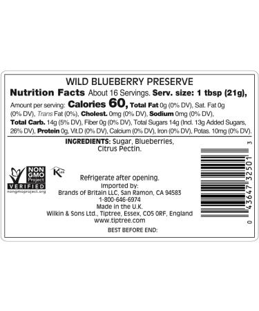 Tiptree Blueberry Conserve 340g - Buy Online on GoSupps.com