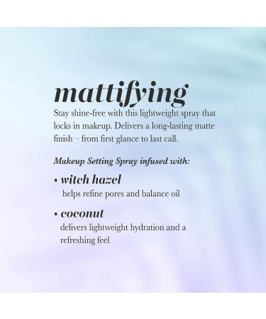 Pearlessence Up All Night Mattifying Makeup Setting Spray 6 Fl Oz | Long-Lasting Shine Control & Lightweight Finish | Quick-Drying Makeup Mist for All-Day Wear - Buy Online on GoSupps.com