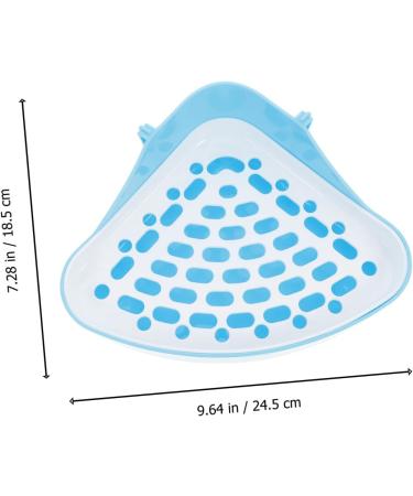 INOOMP 3pcs Box Pet Urinal Potty Bunny Bedding Rabbit Pet Toilet Mini Bunnies Guinea Pig Litter Blue Abs 24.5X18.5cmx3pcs Bluex3pcs - Buy Online on GoSupps.com