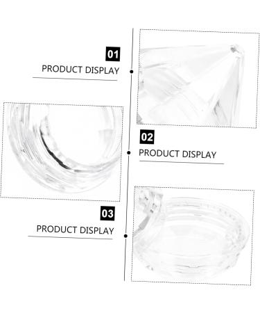 Housoutil 60 Pcs Eye Shadow Bottle Eyeshadow Jars Sample Containers Nails Powder Boxes Cosmetic Organizer 3x3cmx2pcs Transparent Colorx2pcs - Buy Online on GoSupps.com