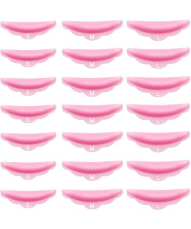48 Piece Lash Lift Rods Silicone Eyelash Pads(S, M, L), Rods for Lash Lift Silicone Eyelash Perming Curler, Lift Pads for Eyelashes Makeup Beauty Tool (Pink)