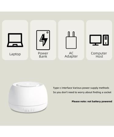 300ML Taigucat Essential Oil Diffuser | Aroma Humidifier with 14 LED Lights & USB C Cable - White | Home Bedroom Scent Nebulizer - Buy Online on GoSupps.com