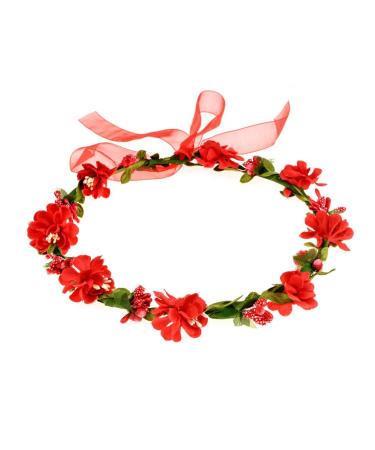 3 PCS Flower Crown Set - Perfect for Girls, Women, and Flower Girls | Wedding, Bridal, Baby Shower Accessories - Buy Online on GoSupps.com