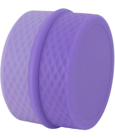Travel Silicone Makeup Containers Trinkets Pills Silicone Cream Jars with Spoon Leakproof Portable for Outdoor (Purple) - Buy Online on GoSupps.com