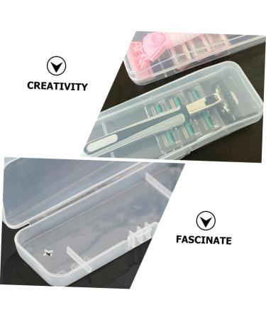 MAGICLULU 50pcs Razor Storage Box - Protective Travel Case for Outdoor Use - Durable Plastic Organized & Convenient - Buy Online on GoSupps.com