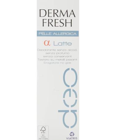  Dermafresh DERMAFRESH Alfa Latte hypoallergenic deodorant milk neutralises bad odours and gives long freshness alcohol-free fragrance-free 100 ml - Buy Online on GoSupps.com