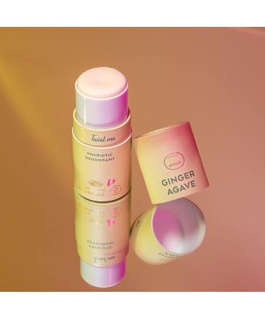 Honestly pHresh Natural Biodegradable Paper Twist Up Prebiotic Deodorant Ginger Agave 1.8 Oz Baking Soda & Aluminum Free Safe for Sensitive Skin 24 Hour Odor Protection Vanilla - Buy Online on GoSupps.com