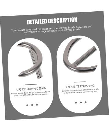 Ipetboom Razor Holder Stand for Men | Safety Razor Organizer | Stylish Vertical Storage for Straight Razors & Brushes | Perfect Grooming Accessory - Buy Online on GoSupps.com