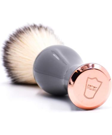 Parker Safety Razor Premium Shaving Brush - Ultra-Soft Synthetic Bristles Deluxe Gray & Rose Gold Handle Perfect for Sensitive Skin - Ideal for Men & Women - Buy Online on GoSupps.com