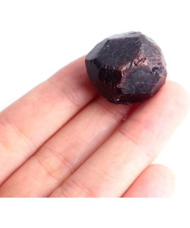 3pcs Natural Garnet Crystal Stone Raw Original Tumbled Stone Red Wine Rough Stones Specimen Minerals - (Color: 3pcs) Full of Texture - Buy Online on GoSupps.com